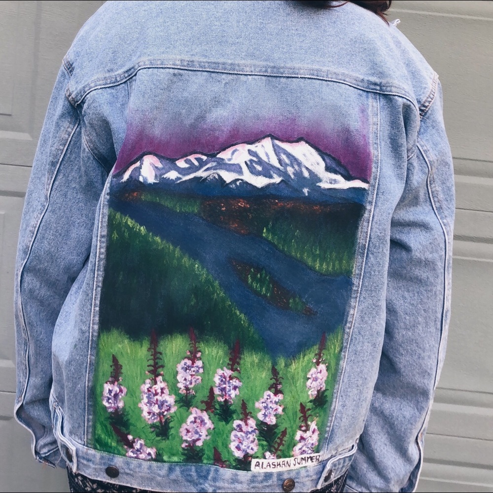 Painted Denim Jacket
